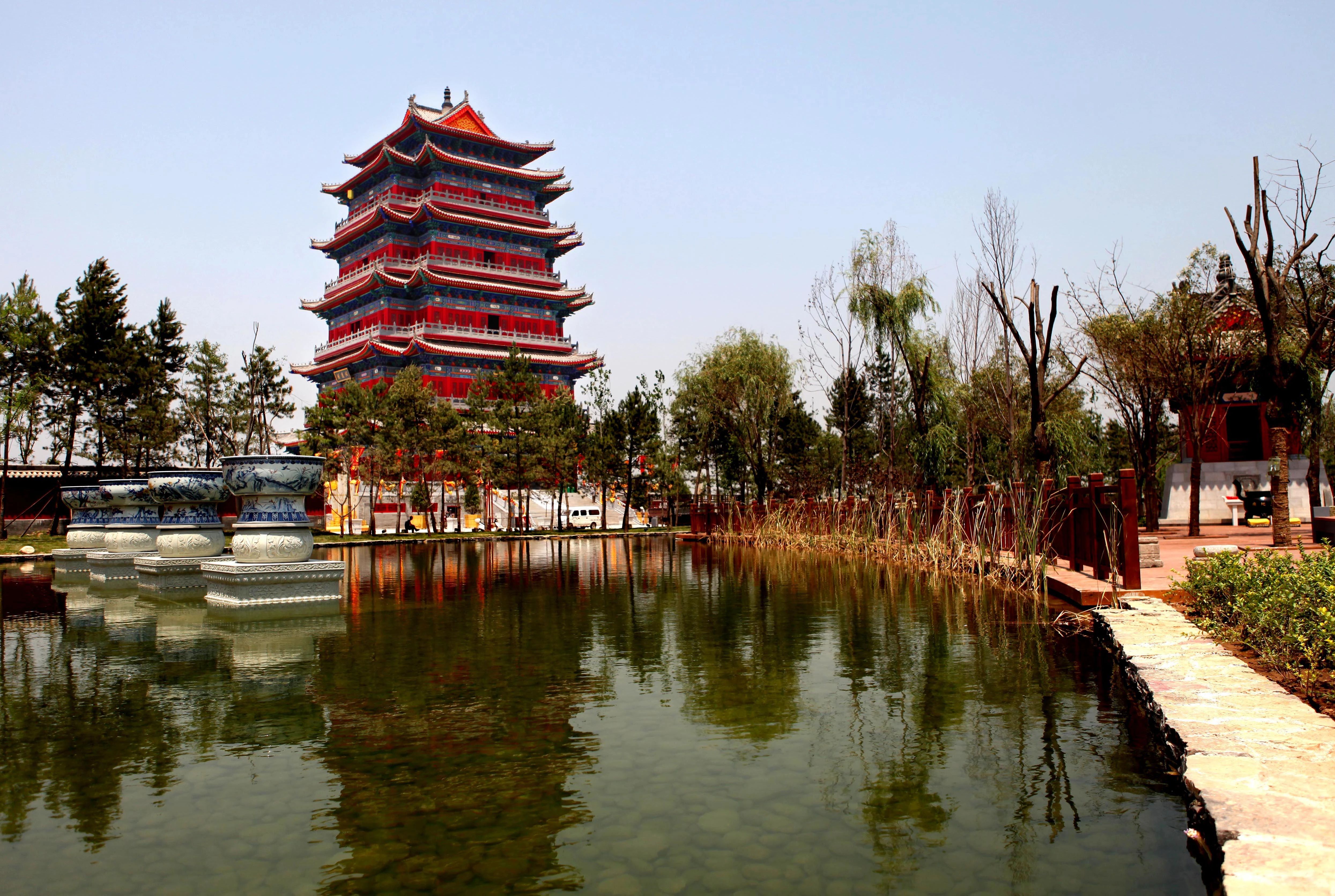 赵公明财神文化景区全景