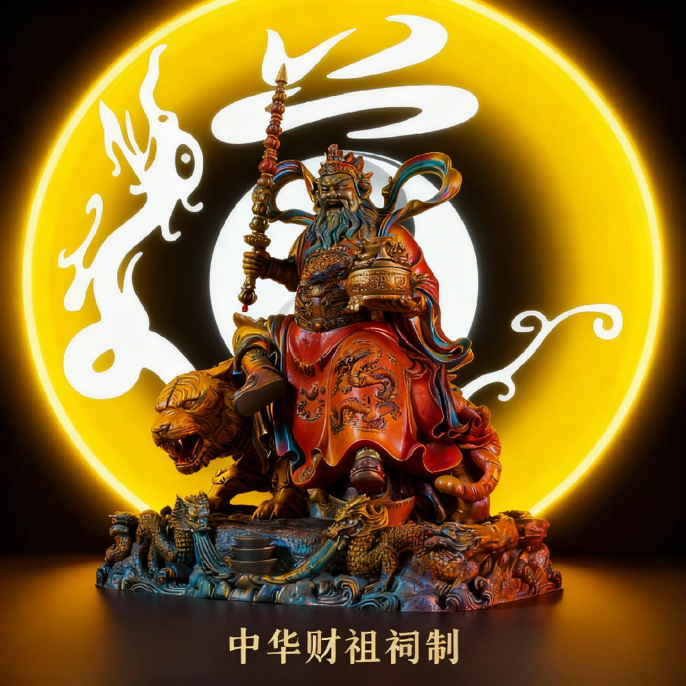 赵公明正财神神像